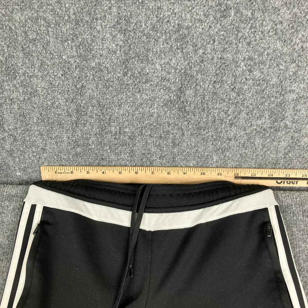 Adidas Joggers Mens Size S Black ClimaCool Striped Athletic Tapered‎ Sweatpants